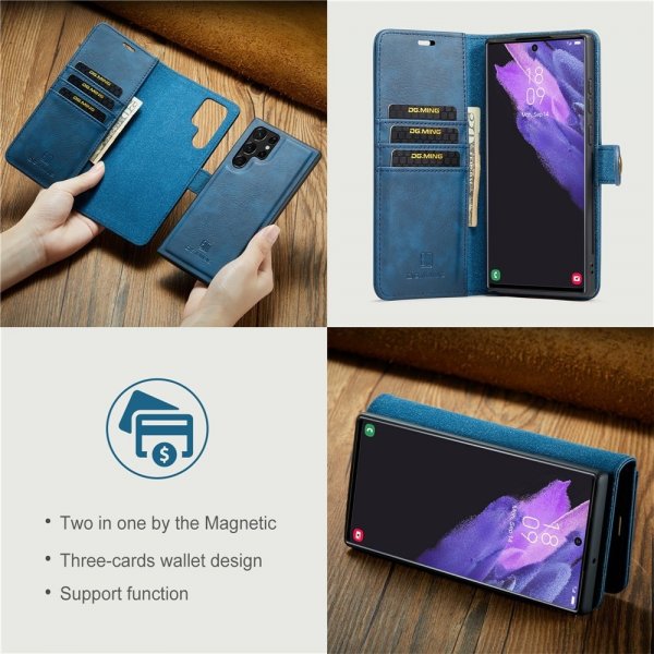 Dg.Ming Samsung Galaxy S26 Ultra Kotelo irrotettavalla kuorella sininen