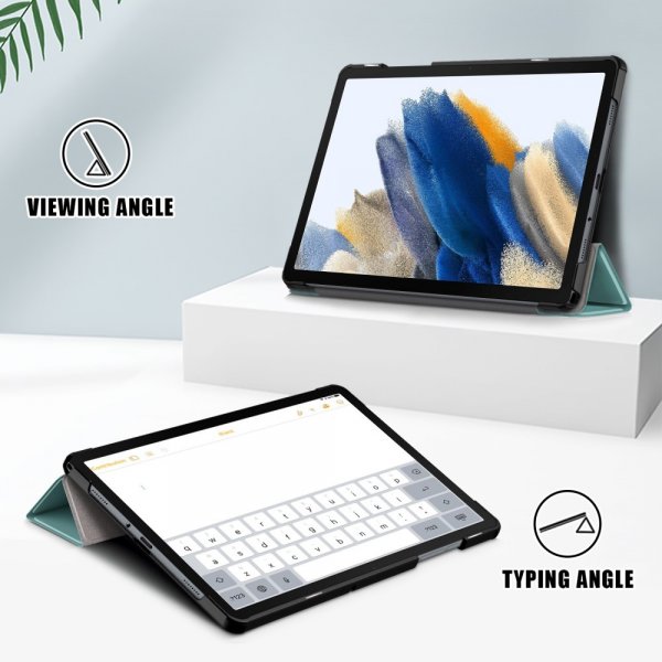 Samsung Galaxy Tab A9 Plus Suojakotelo Trifold Vihreä