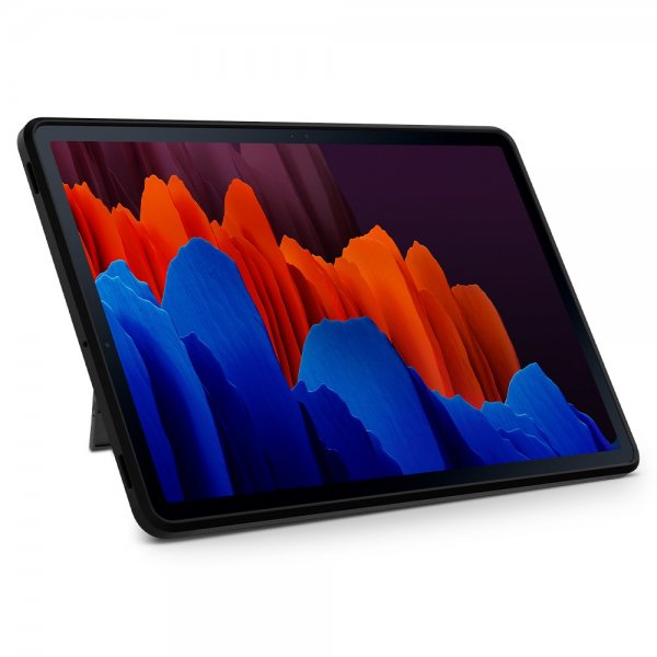 Spigen Samsung Galaxy Tab S7 Plus/Tab S8 Plus -suojakotelo Tough Armor Pro, musta