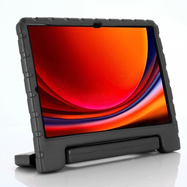Samsung Galaxy Tab S9 Plus Suojakotelo kahvalla Musta
