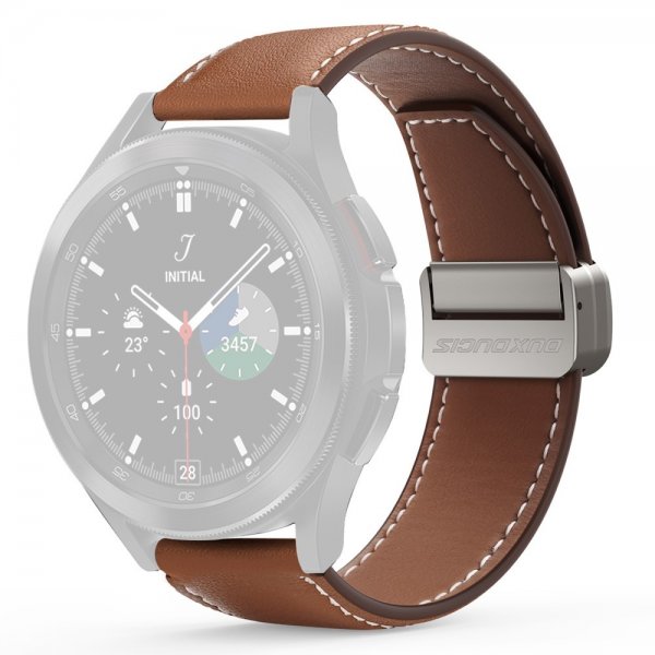 Dux Ducis Samsung Galaxy Watch 20mm Ranneke YA Series Ruskea