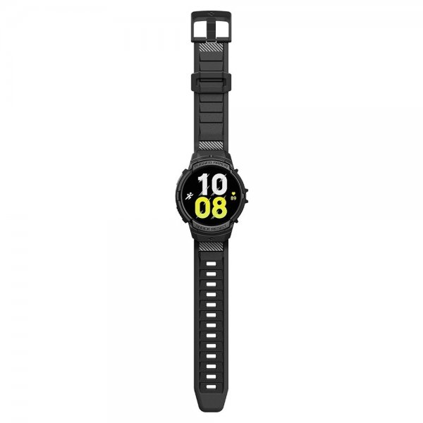 Spigen Samsung Galaxy Watch 6 44mm Kuori ja ranneke Rugged Armor Pro Musta