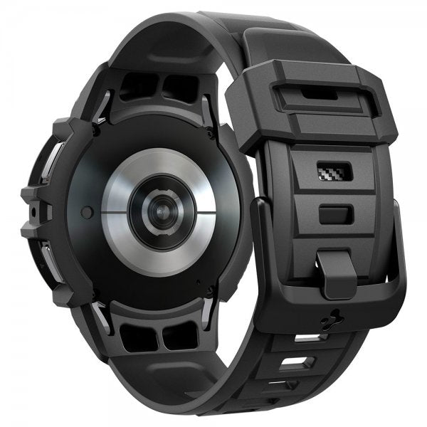 Spigen Samsung Galaxy Watch 6 44mm Kuori ja ranneke Rugged Armor Pro Musta