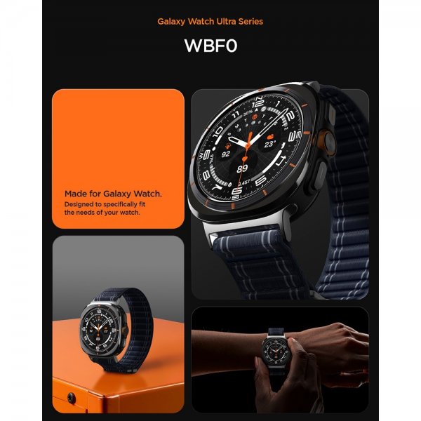 Spigen Samsung Galaxy Watch Ultra 47mm ranneke WBF0 Navy