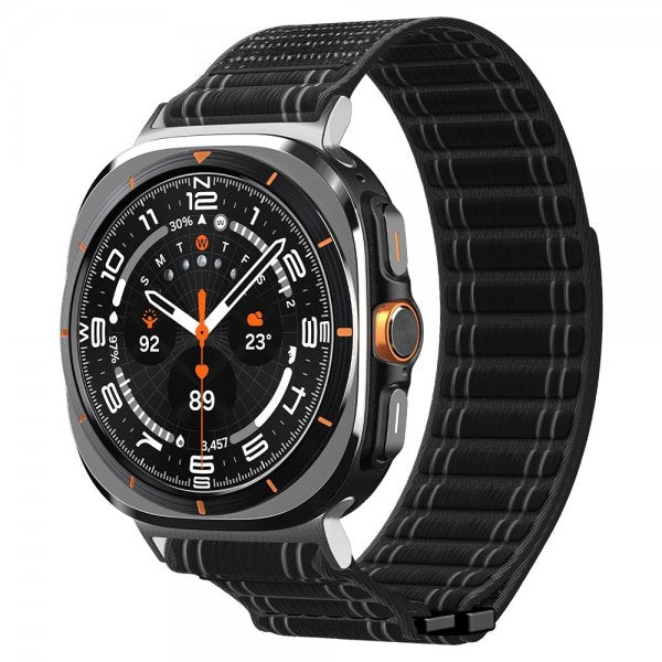 Spigen Samsung Galaxy Watch Ultra 47mm ranneke WBF0 Musta