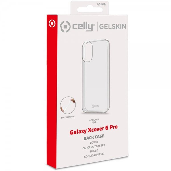 Celly Samsung Galaxy Xcover 6 Pro Suojakuori GELSKIN Läpinäkyvä