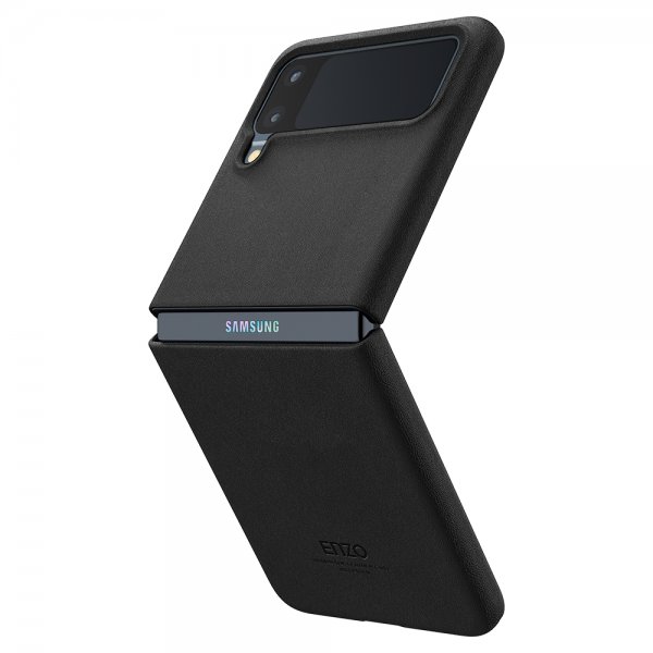 Spigen Samsung Galaxy Z Flip 3 -suojakuori Enzo, musta