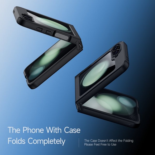 Dux Ducis Samsung Galaxy Z Flip 6/Flip 7 FE kuori Aimo Series MagSafe Musta