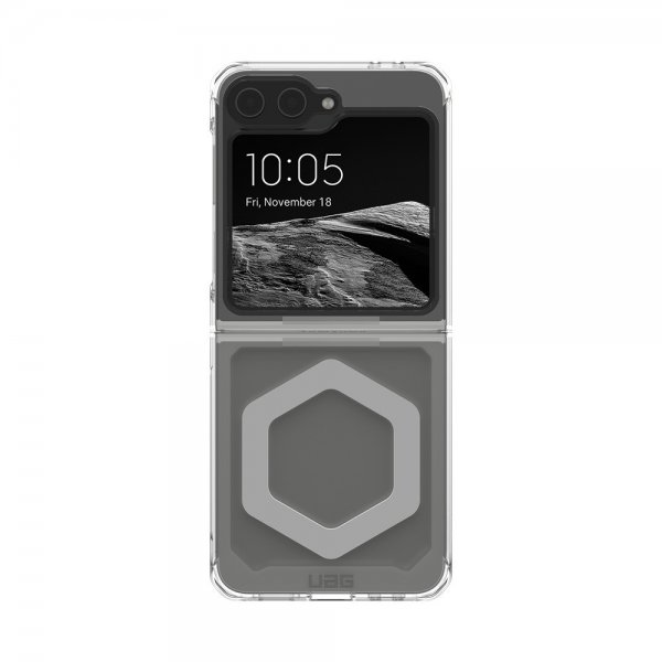 Urban Armor Gear (UAG) Samsung Galaxy Z Flip 6/Flip 7 FE Kuori Plyo Pro MagSafe Ice/Silver