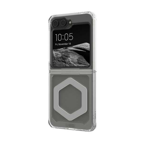 Urban Armor Gear (UAG) Samsung Galaxy Z Flip 6/Flip 7 FE Kuori Plyo Pro MagSafe Ice/Silver