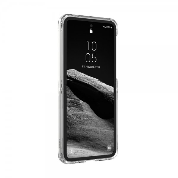 Urban Armor Gear (UAG) Samsung Galaxy Z Flip 6/Flip 7 FE Kuori Plyo Pro MagSafe Ice/Silver