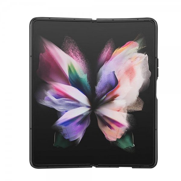 Arvaa Samsung Galaxy Z Fold 5 Kuori 4G Metallinen Kolmio Strassikivi Musta