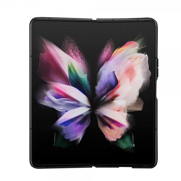Guess Samsung Galaxy Z Fold 5 Glitter Flakes Metal Logo Suojakuori Musta
