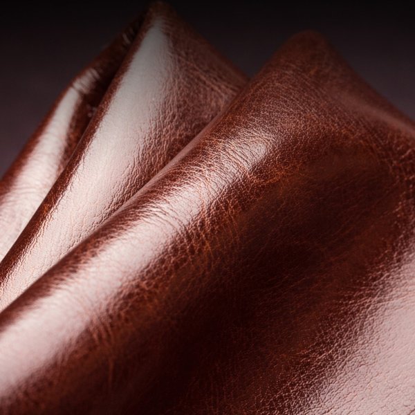 Qialino Samsung Galaxy Z Fold 6 -kotelo, aitoa nahkaa, ruskea