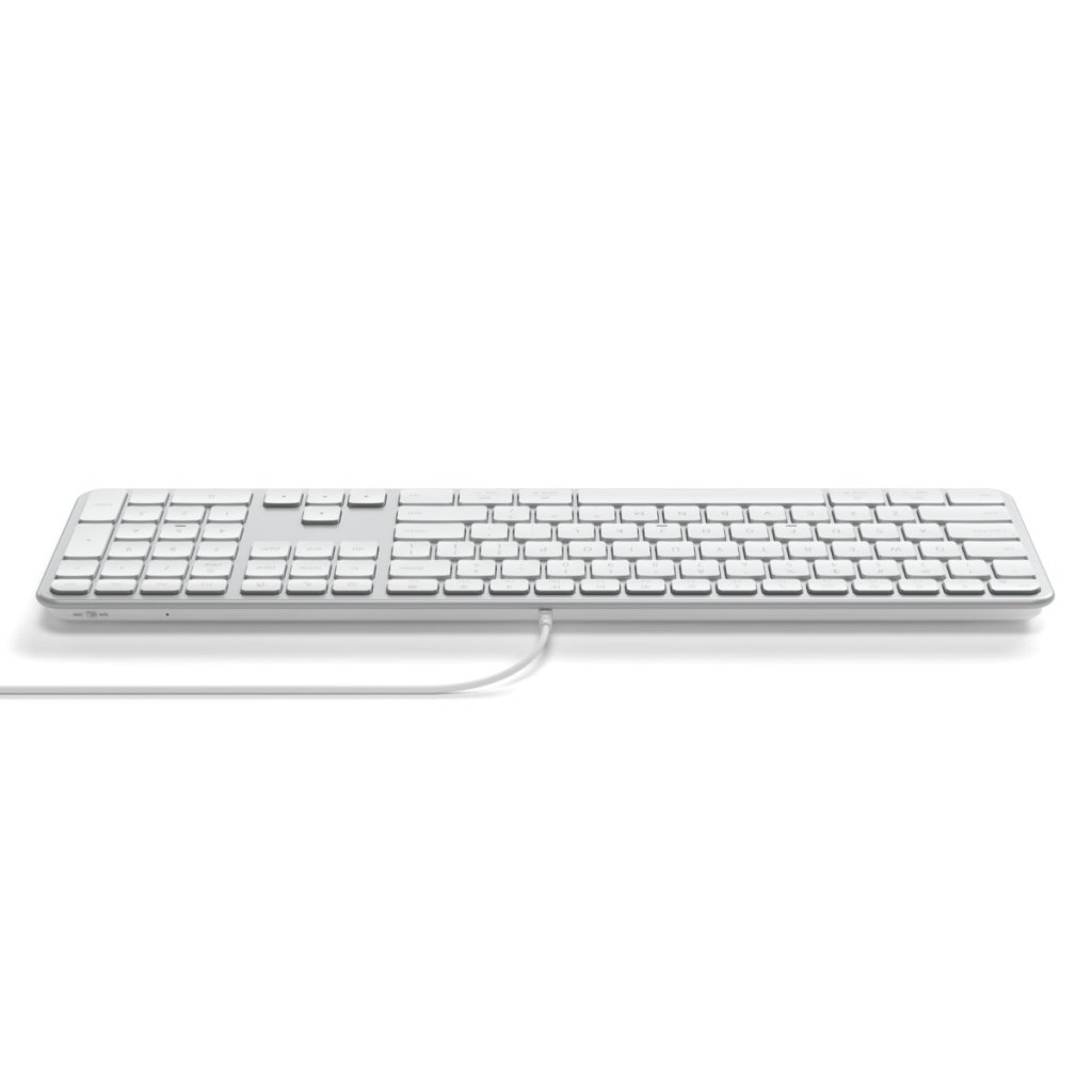 Satechi Langallinen Näppäimistöt Slim LX3 USB-C/USB-A Hopea