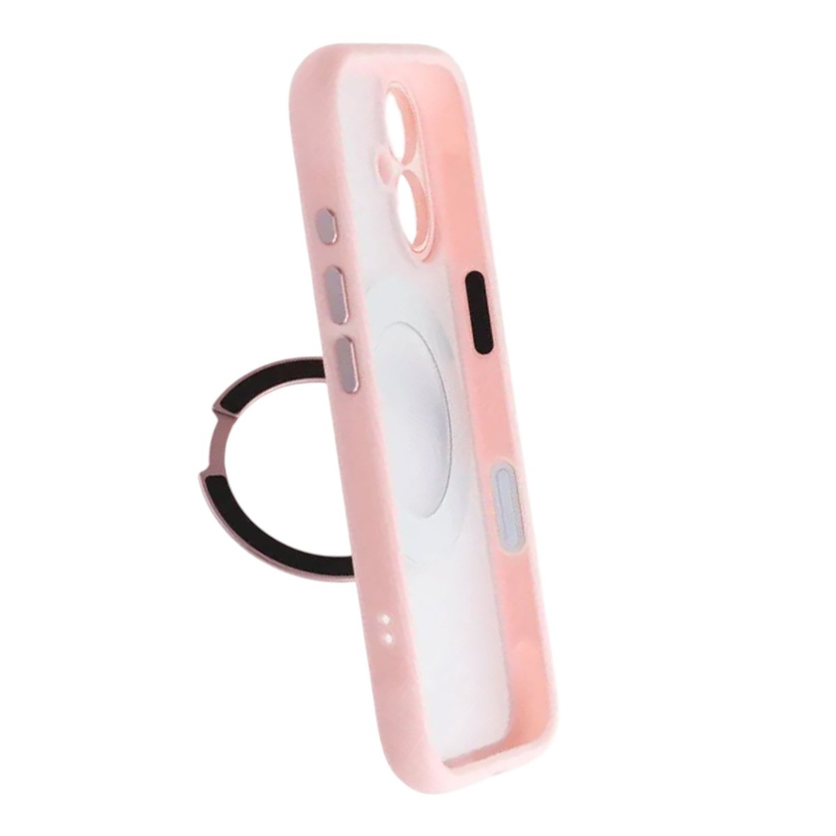 iPhone 17 Kuori, kääntyvä teline, MagSafe, Vaaleanpunainen