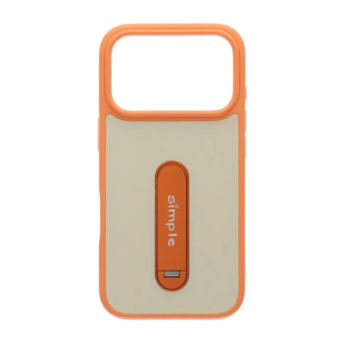 iPhone 17 Pro Max Kuori Taitettava jalusta Oranssi