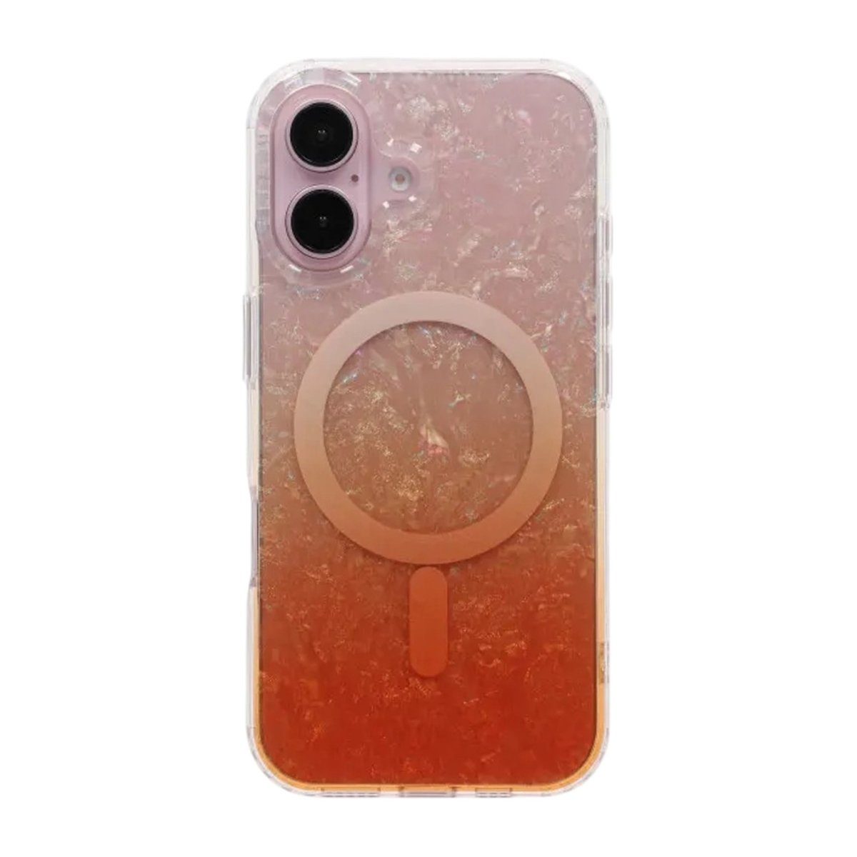 iPhone 16 Kuori Dreamy Ocean MagSafe Oranssi