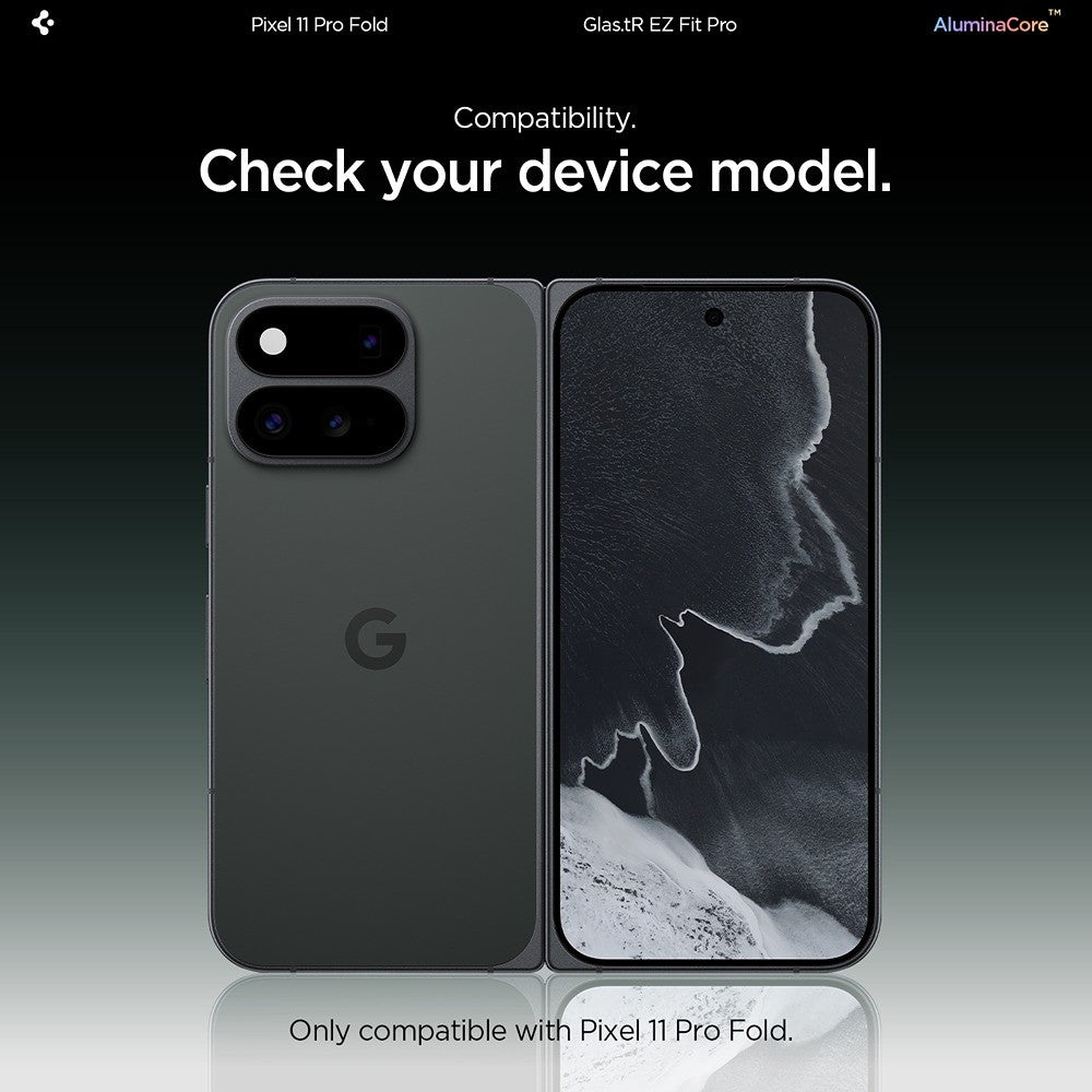 Spigen Google Pixel 11 Pro Fold Skärmskydd GLAS.tR EZ Fit Pro 2-pack