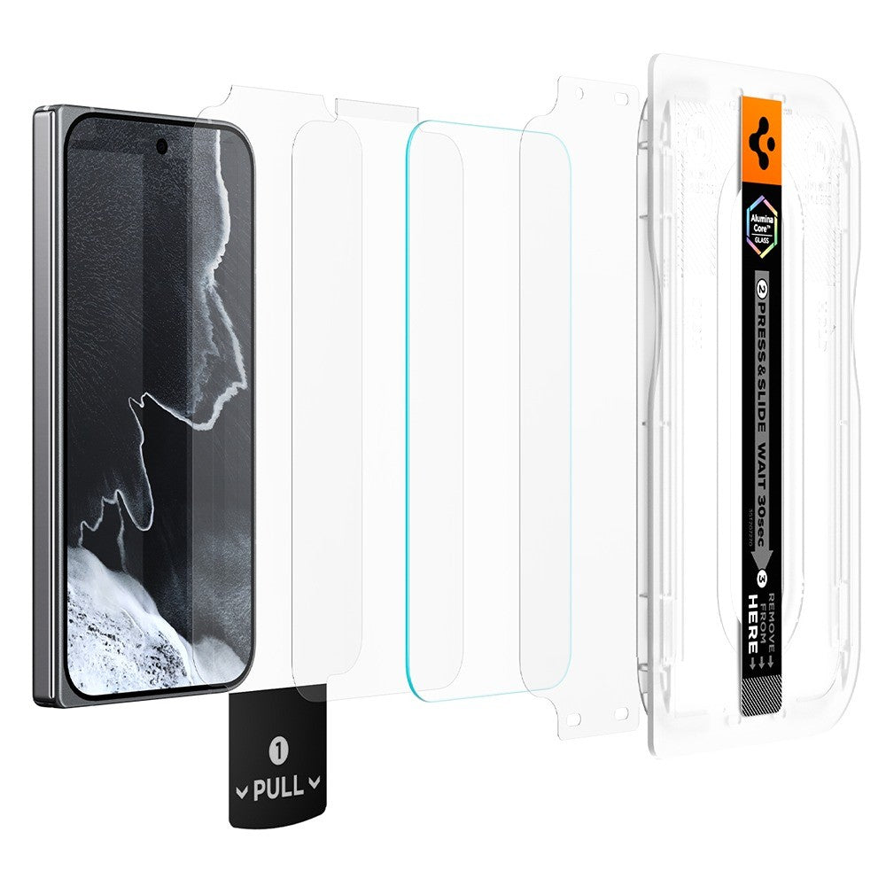 Spigen Google Pixel 11 Pro Fold Skärmskydd GLAS.tR EZ Fit Pro 2-pack