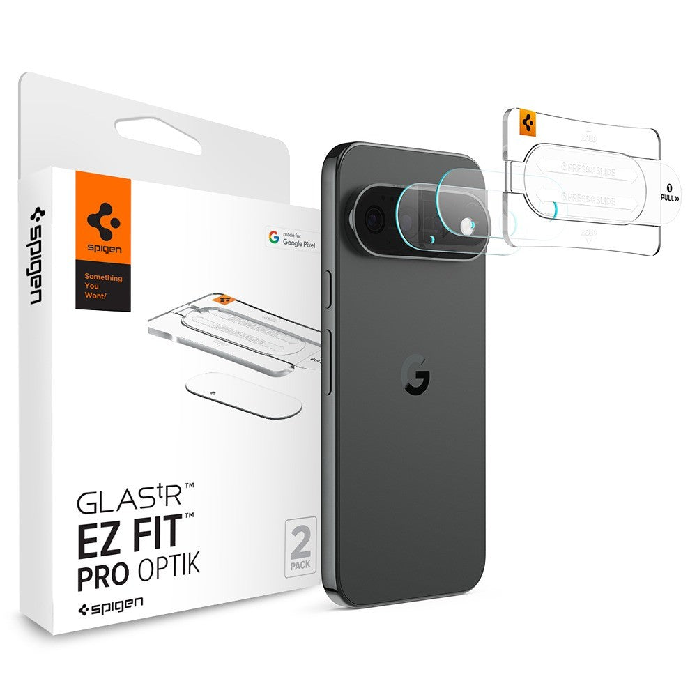 Spigen Google Pixel 11 Pro Kameraskydd GLAS.tR EZ Fit Optik Pro 2-pack