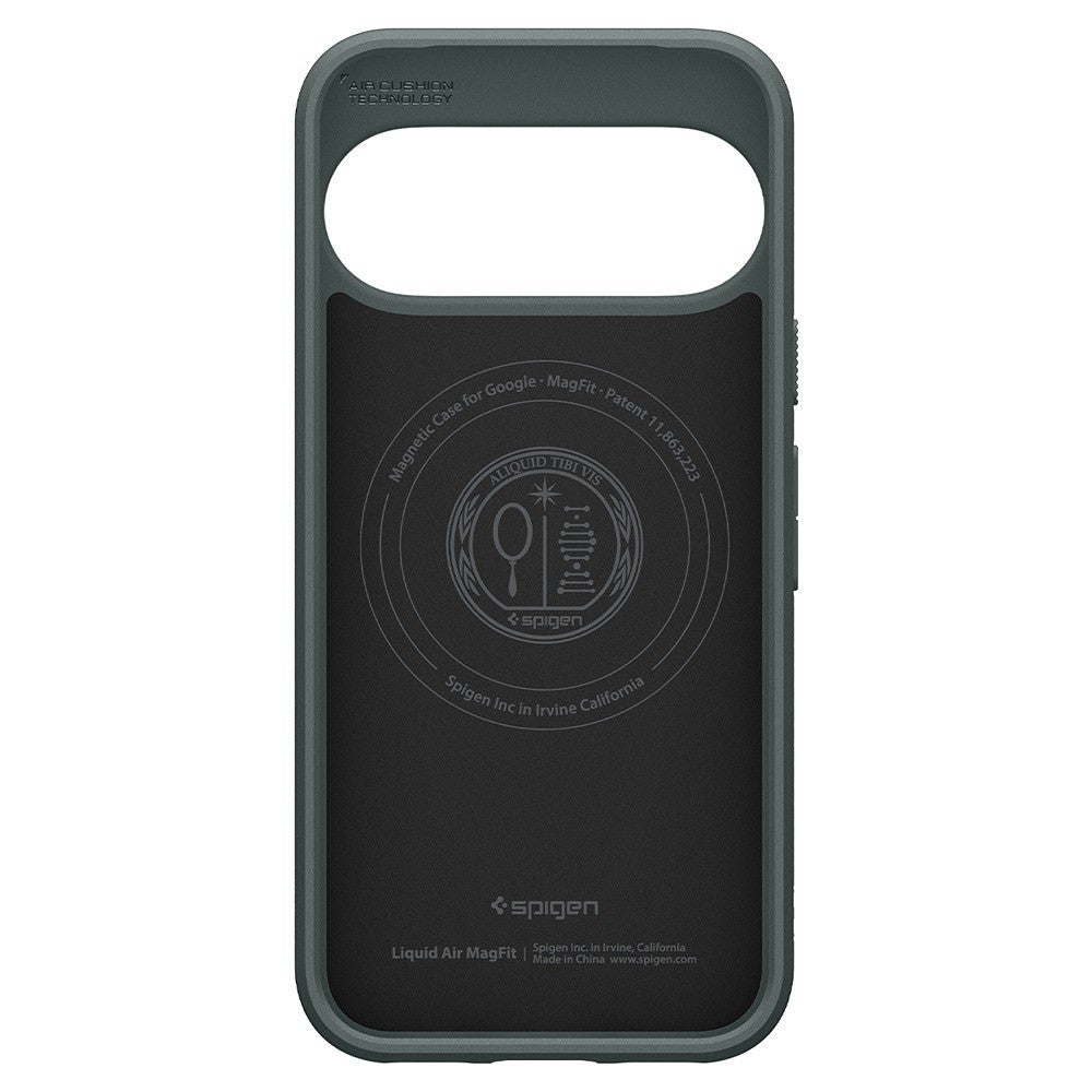 Spigen Google Pixel 11 Pro Skal Liquid Air MagFit Abyss Green