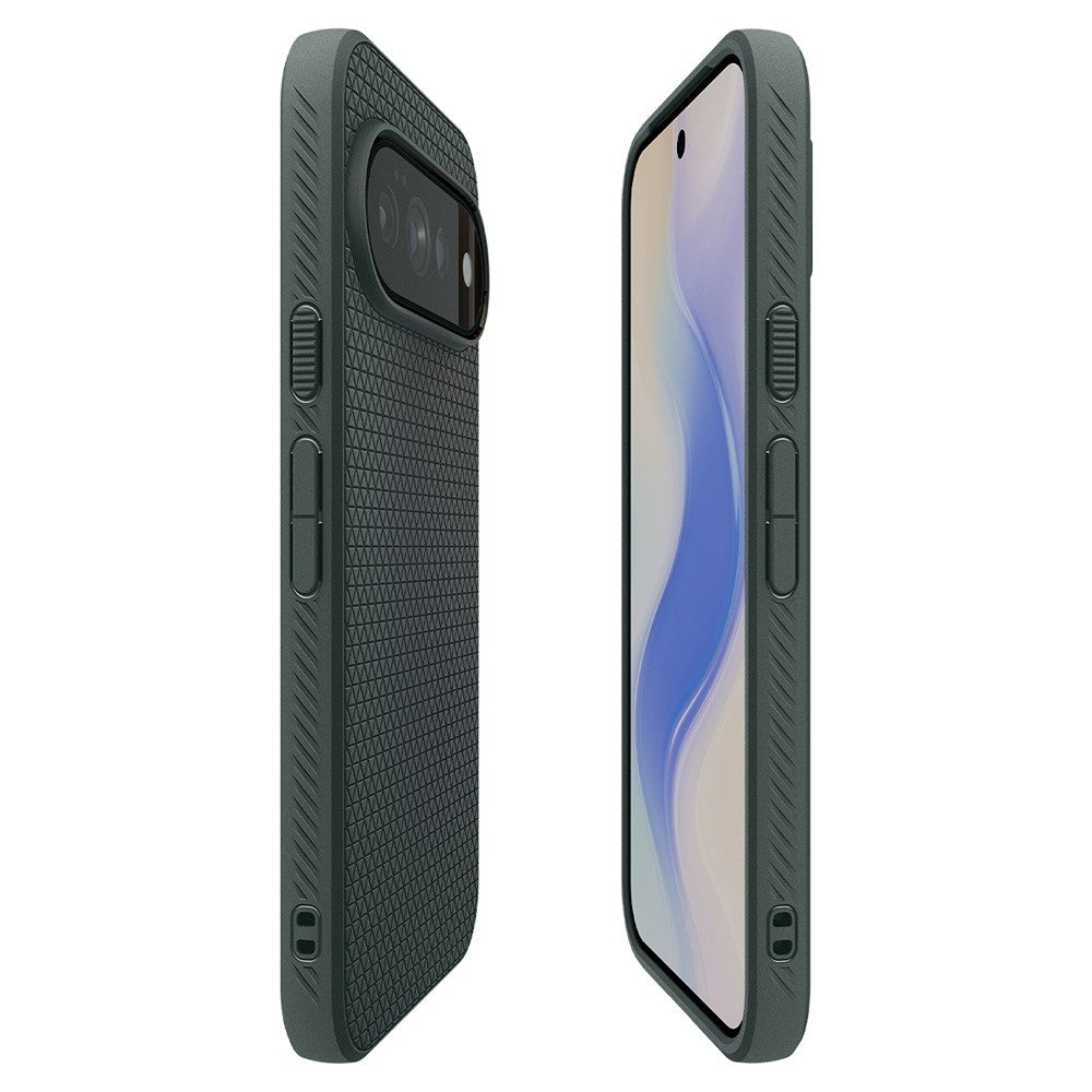 Spigen Google Pixel 11 Pro Skal Liquid Air MagFit Abyss Green