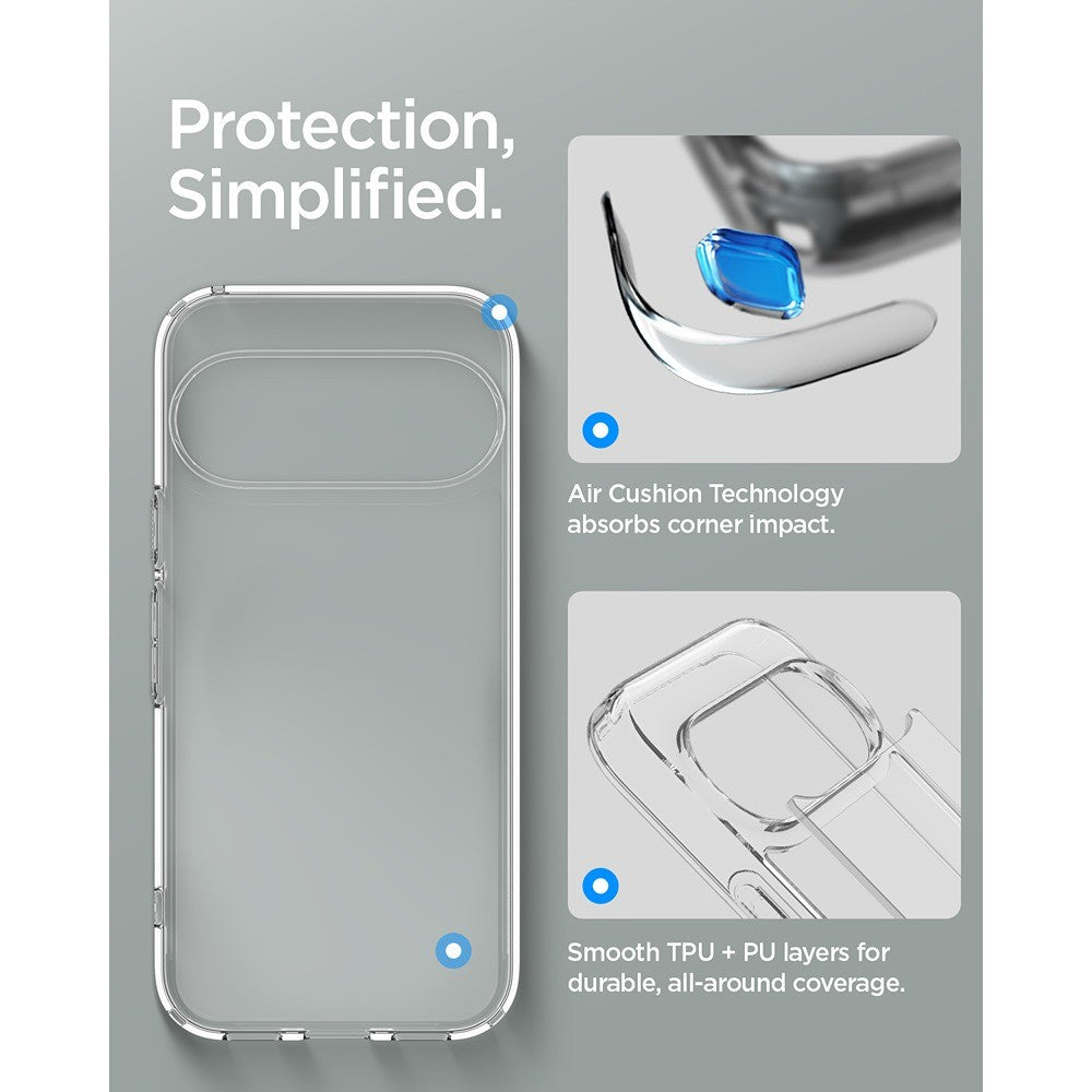 Spigen Google Pixel 11 Pro Skal Ultra Hybrid Crystal Clear