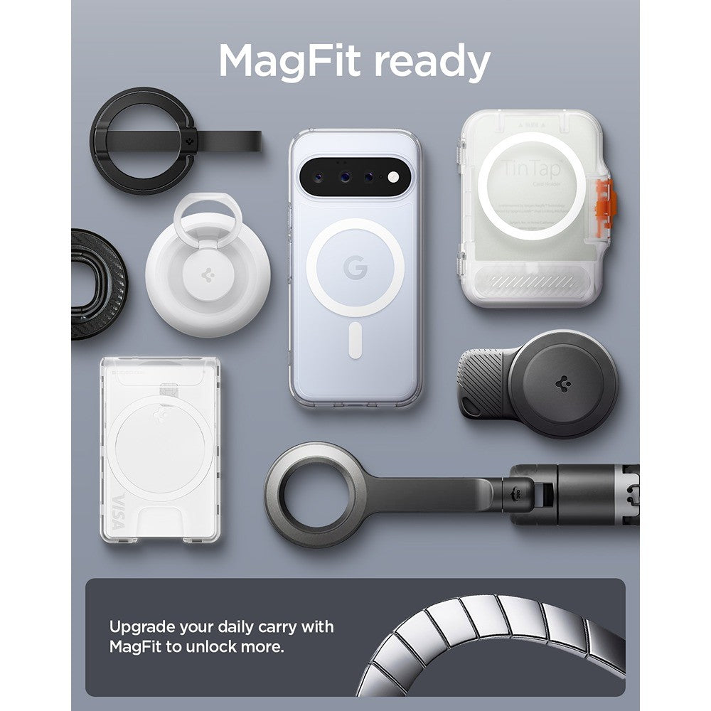 Spigen Google Pixel 11 Skal Ultra Hybrid MagFit Clear White