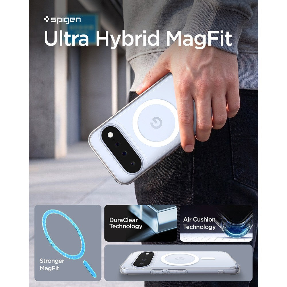 Spigen Google Pixel 11 Skal Ultra Hybrid MagFit Clear White