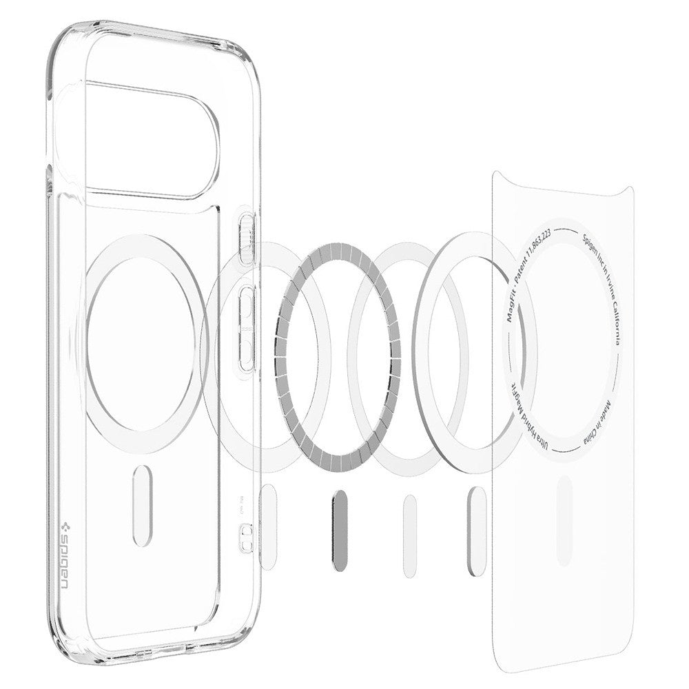 Spigen Google Pixel 11 Skal Ultra Hybrid MagFit Clear White