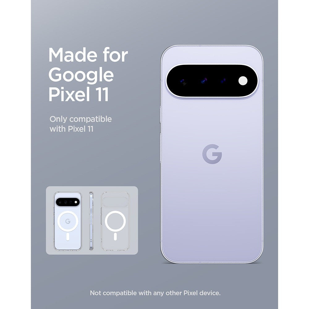 Spigen Google Pixel 11 Skal Ultra Hybrid MagFit Clear White