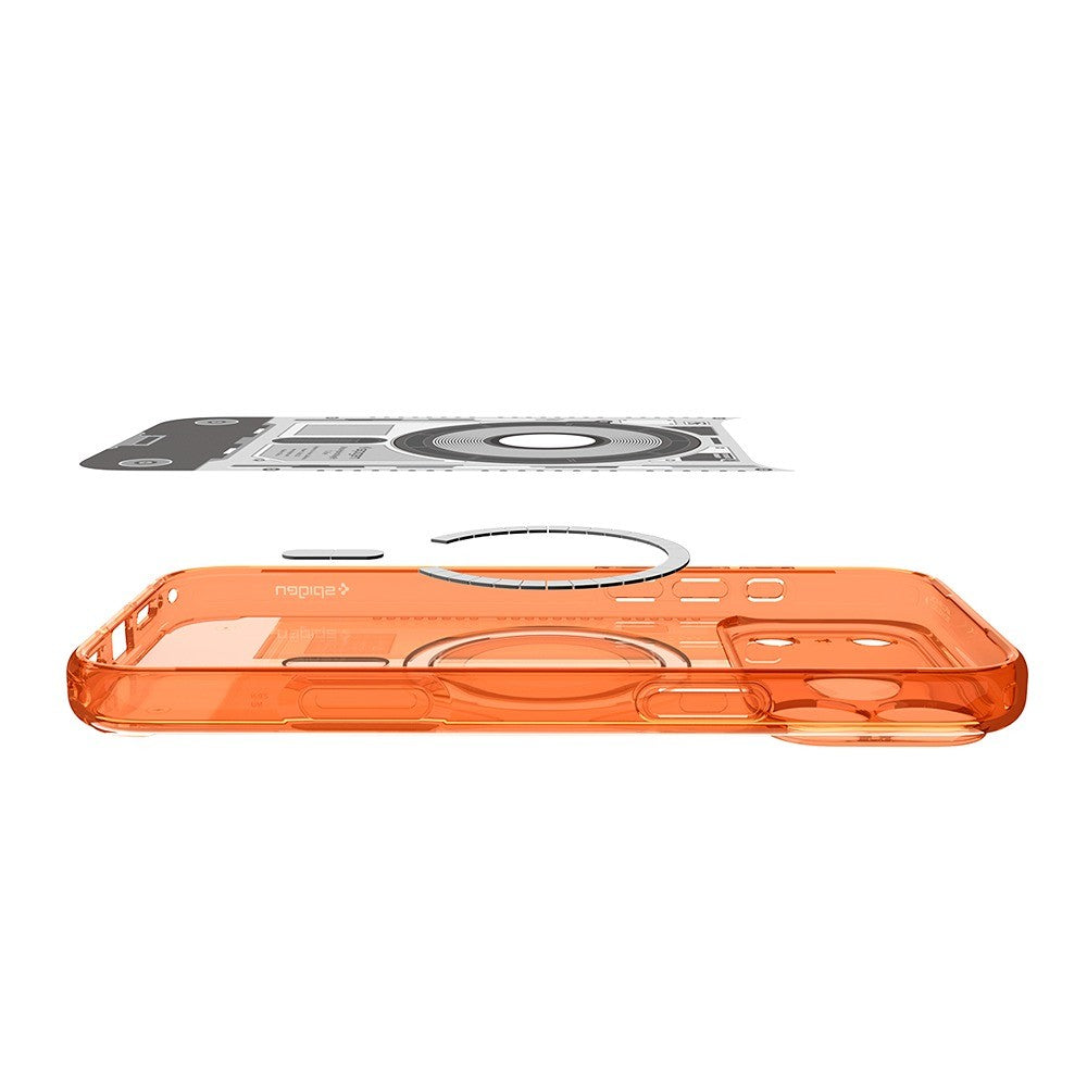 Spigen iPhone 17 Pro/iPhone 18 Pro Kuori Classic C1 MagFit Tangerine