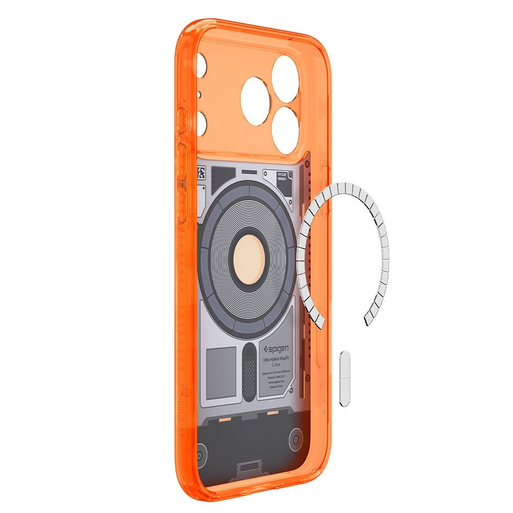 Spigen iPhone 17 Pro/iPhone 18 Pro Kuori Classic C1 MagFit Tangerine