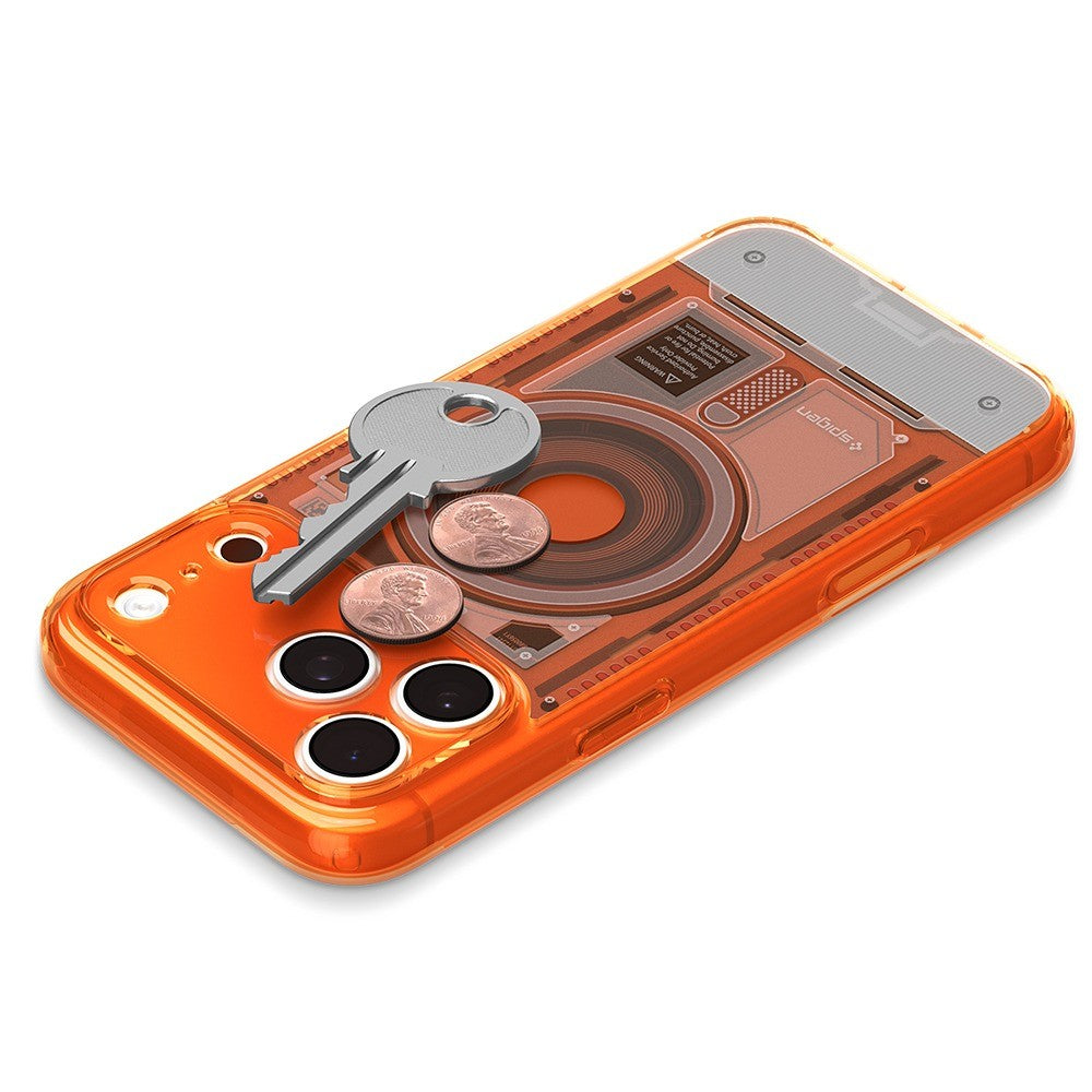 Spigen iPhone 17 Pro/iPhone 18 Pro Kuori Classic C1 MagFit Tangerine