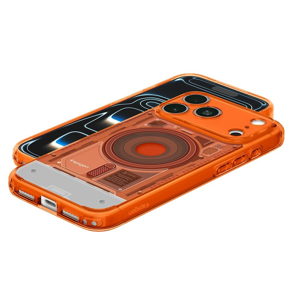 Spigen iPhone 17 Pro/iPhone 18 Pro Kuori Classic C1 MagFit Tangerine