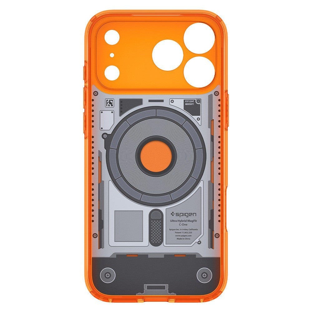 Spigen iPhone 17 Pro/iPhone 18 Pro Kuori Classic C1 MagFit Tangerine