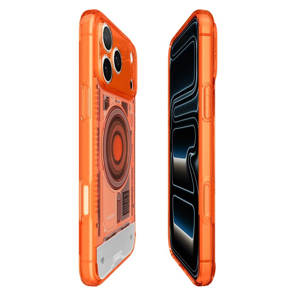 Spigen iPhone 17 Pro/iPhone 18 Pro Kuori Classic C1 MagFit Tangerine