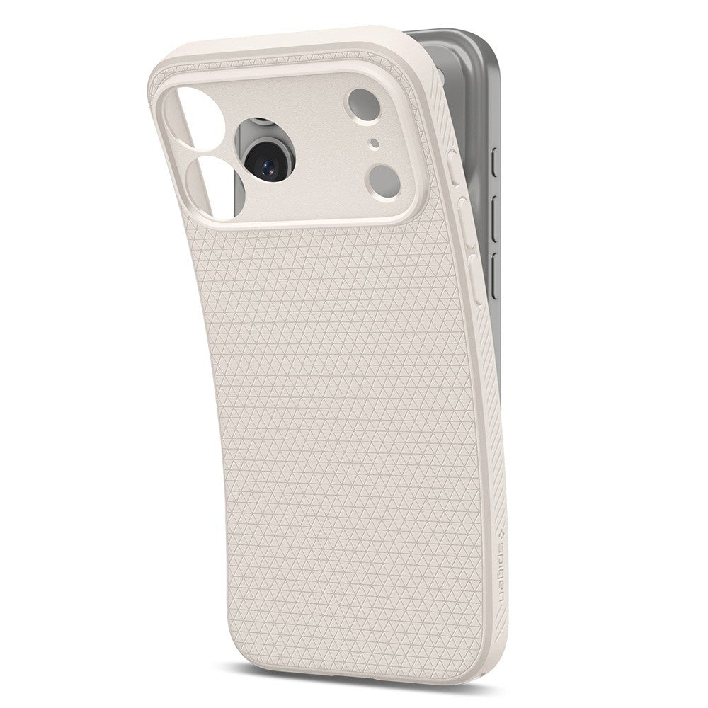 Spigen iPhone 17 Pro/iPhone 18 Pro Kuori Liquid Air Luonnollinen Titaani