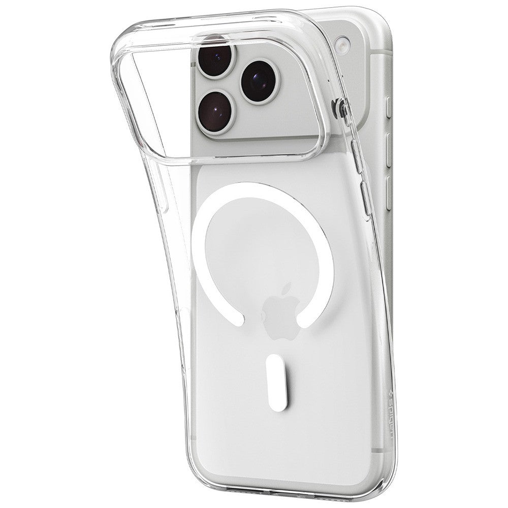 Spigen iPhone 17 Pro/iPhone 18 Pro Kuori Liquid Crystal MagFit Clear White