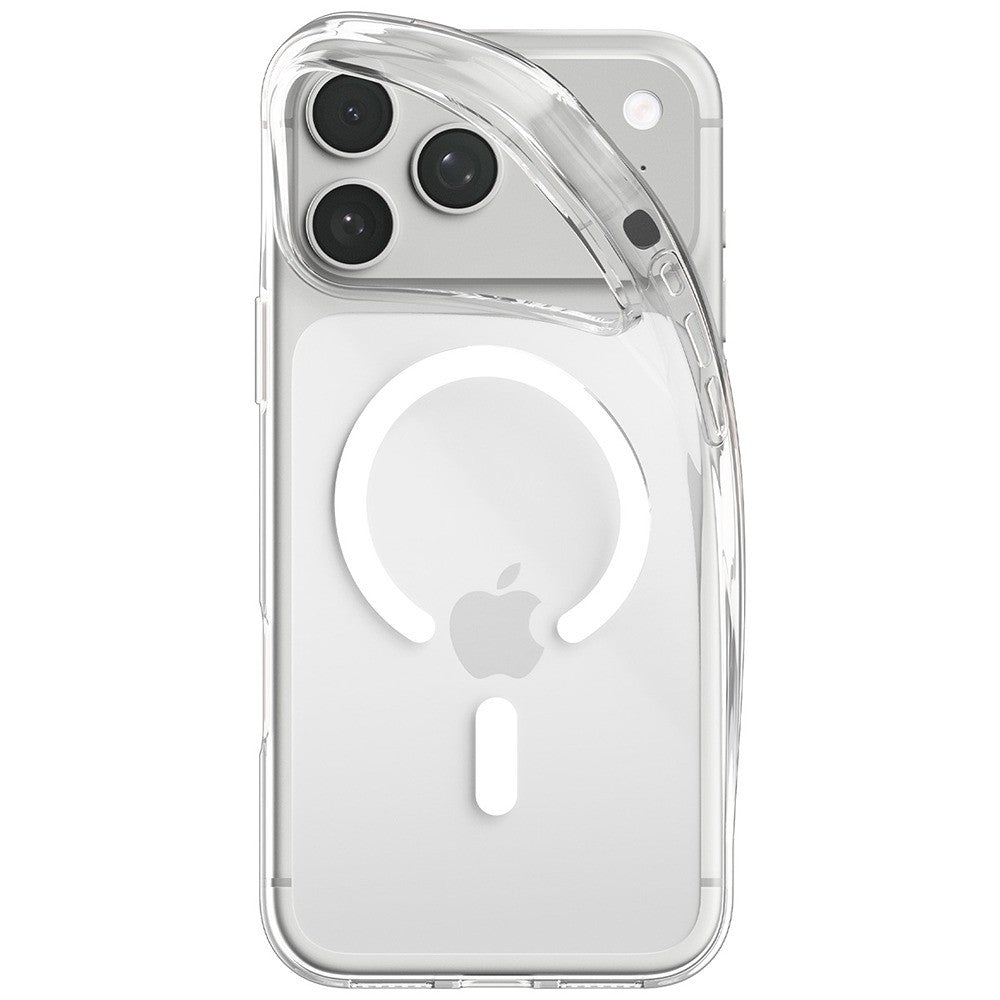 Spigen iPhone 17 Pro/iPhone 18 Pro Kuori Liquid Crystal MagFit Clear White