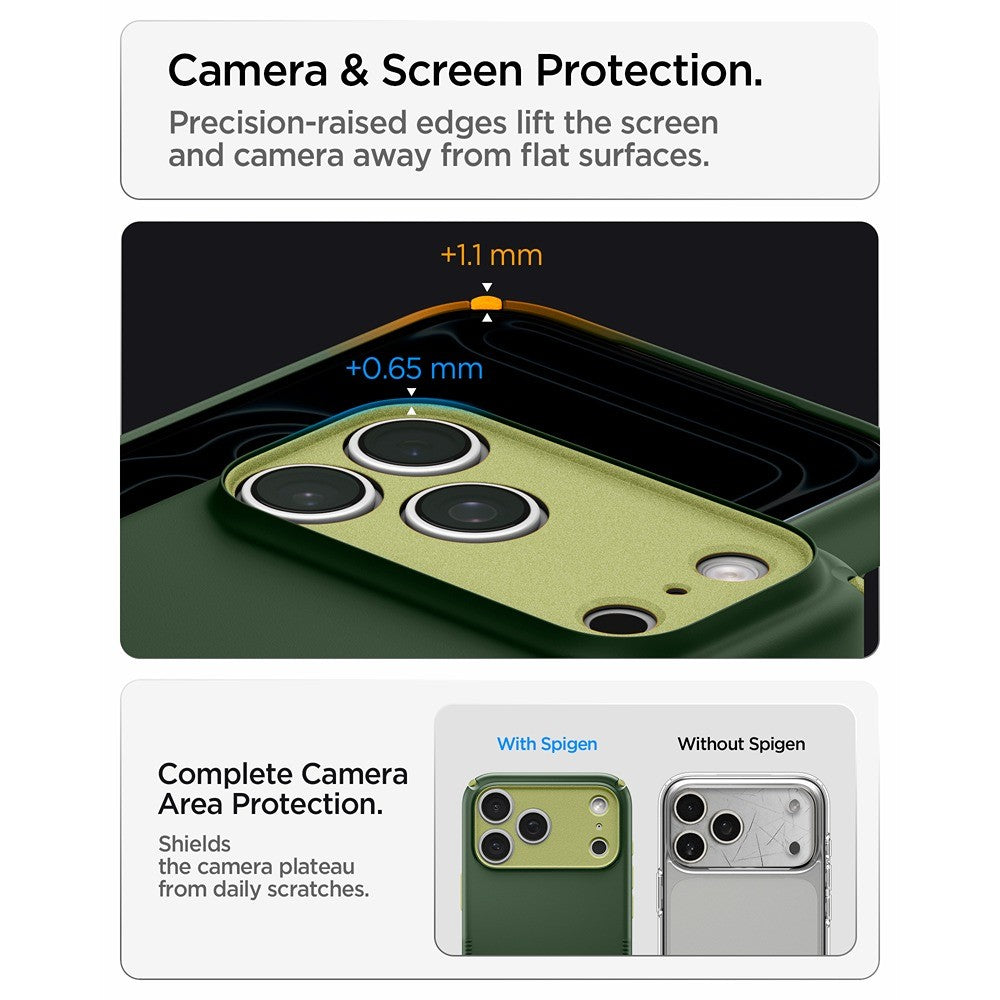 Spigen iPhone 17 Pro/iPhone 18 Pro Kuori Nano Pop Hybrid MagFit Avo Green