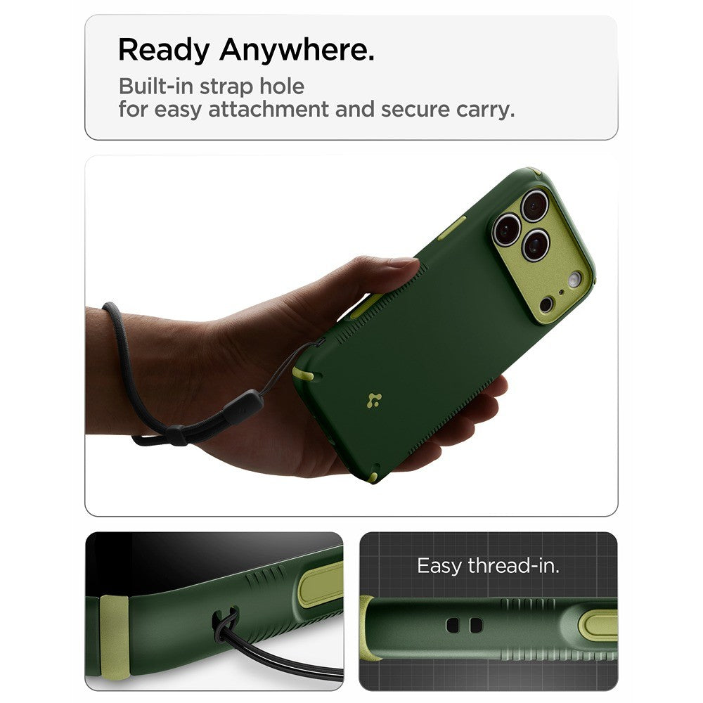 Spigen iPhone 17 Pro/iPhone 18 Pro Kuori Nano Pop Hybrid MagFit Avo Green