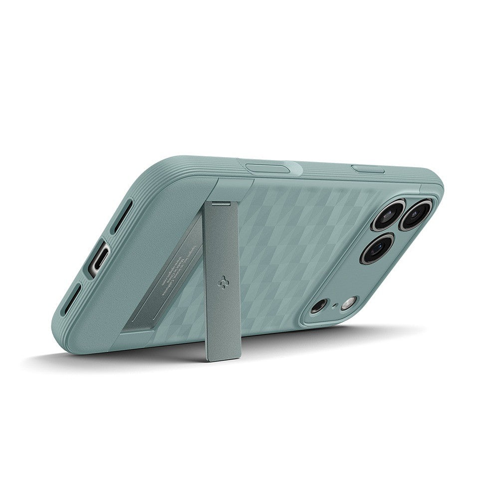Spigen iPhone 17 Pro/iPhone 18 Pro Kuori Parallax S MagFit Salvianvihreä