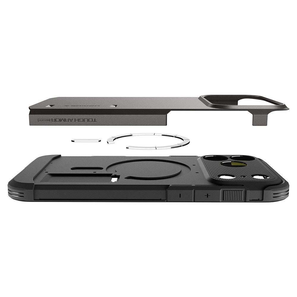 Spigen iPhone 17 Pro/iPhone 18 Pro Kuori Tough Armor T MagFit Gunmetal