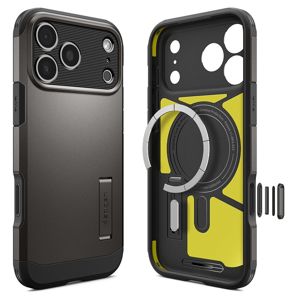 Spigen iPhone 17 Pro/iPhone 18 Pro Kuori Tough Armor T MagFit Gunmetal