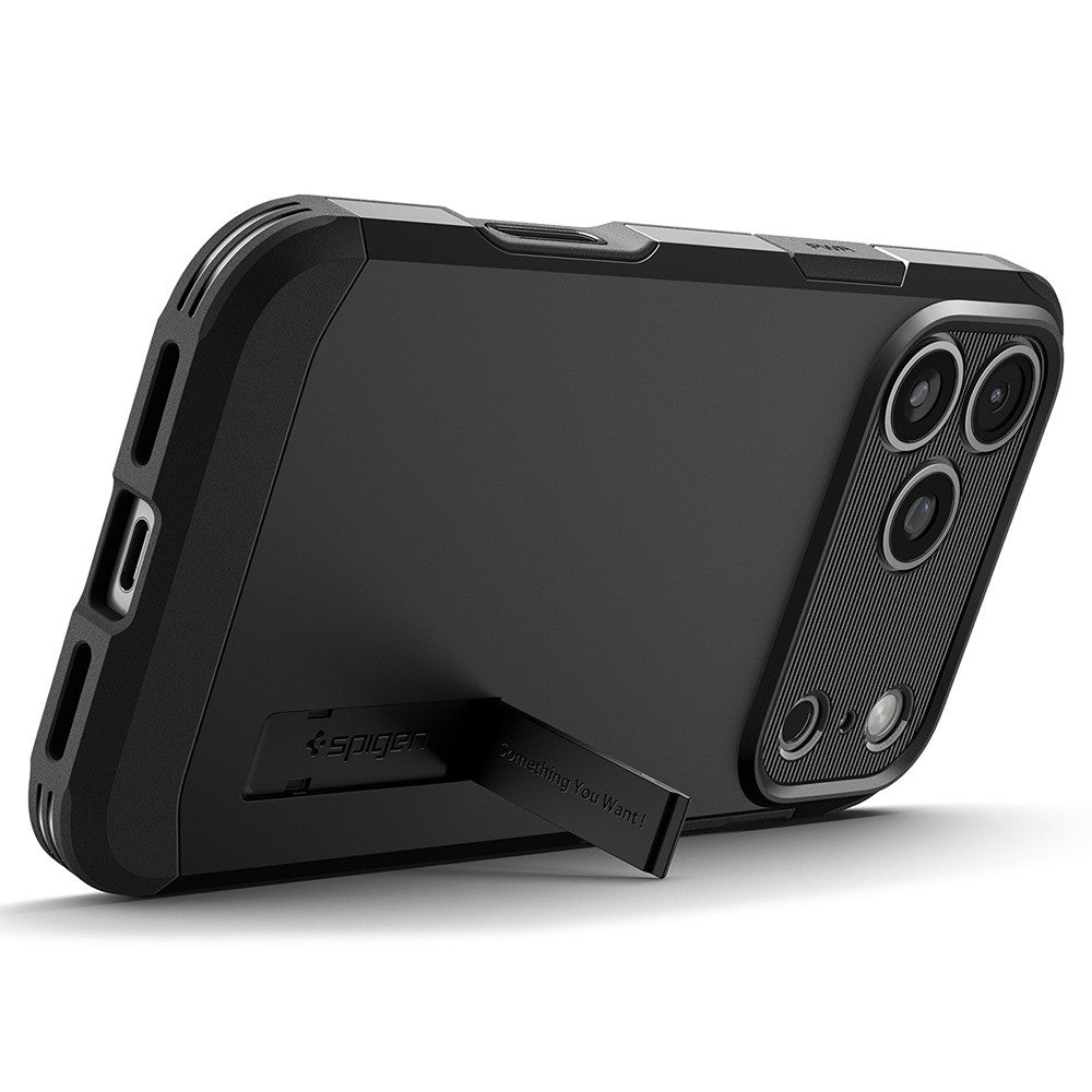 Spigen iPhone 17 Pro/iPhone 18 Pro Kuori Tough Armor T MagFit Musta