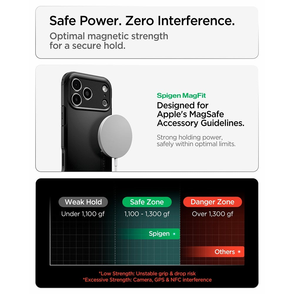 Spigen iPhone 17 Pro/iPhone 18 Pro Kuori Tough Armor T MagFit Musta