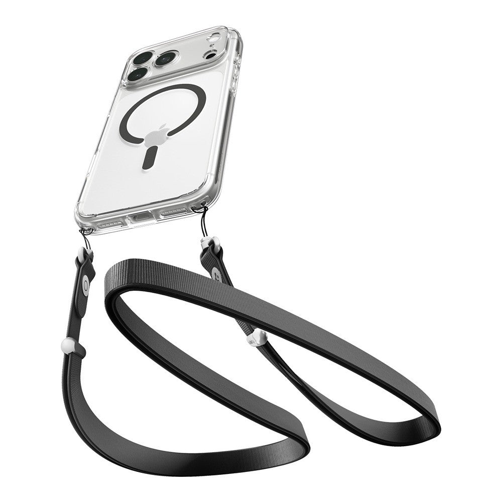 Spigen iPhone 17 Pro/iPhone 18 Pro Kuori Ultra Hybrid MagFit Clear Graphite