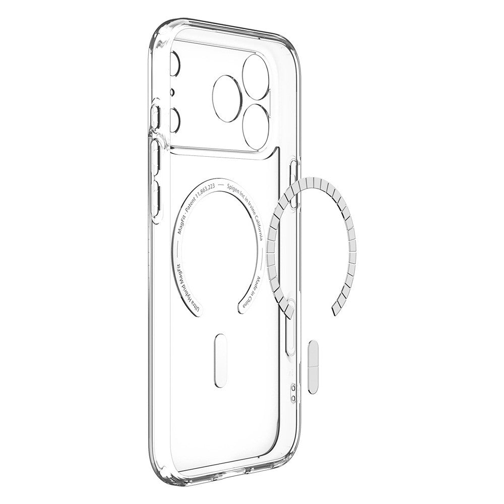 Spigen iPhone 17 Pro/iPhone 18 Pro Kuori Ultra Hybrid MagFit Clear White